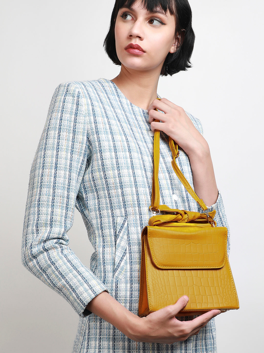 Solid Scale Sling Bag