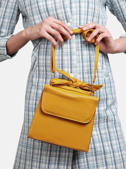 Solid Scale Sling Bag