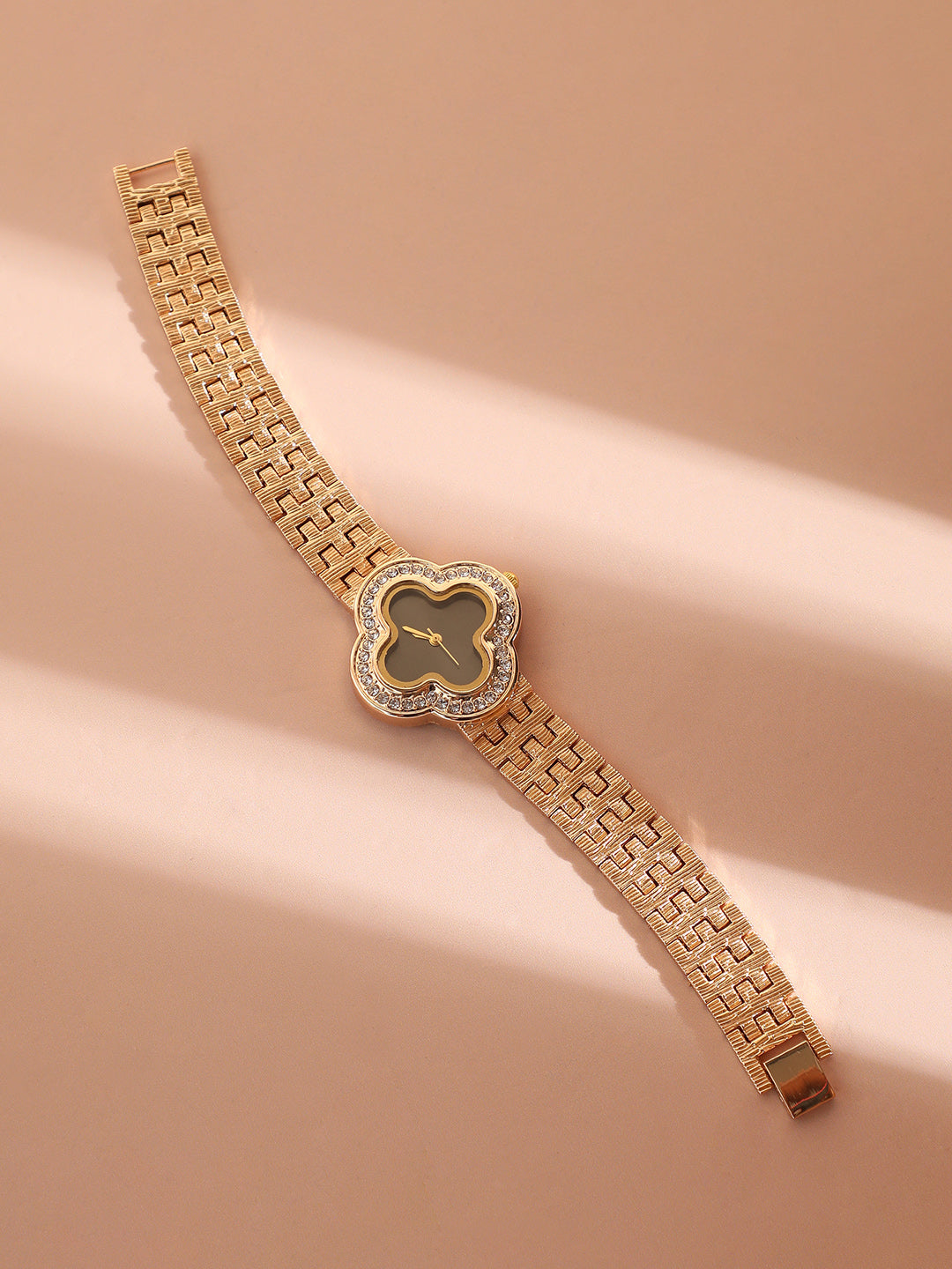 Embellished Clove Watch - Gold