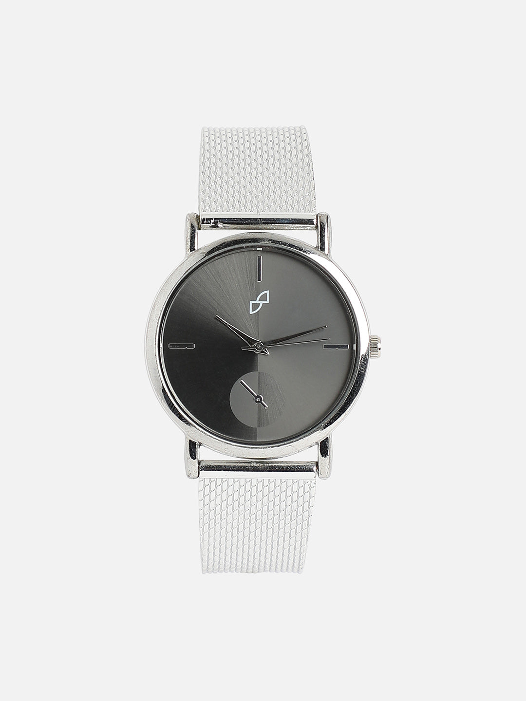 Solid Round Watch - Silver