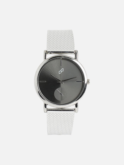 Solid Round Watch - Silver