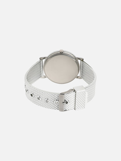 Solid Round Watch - Silver