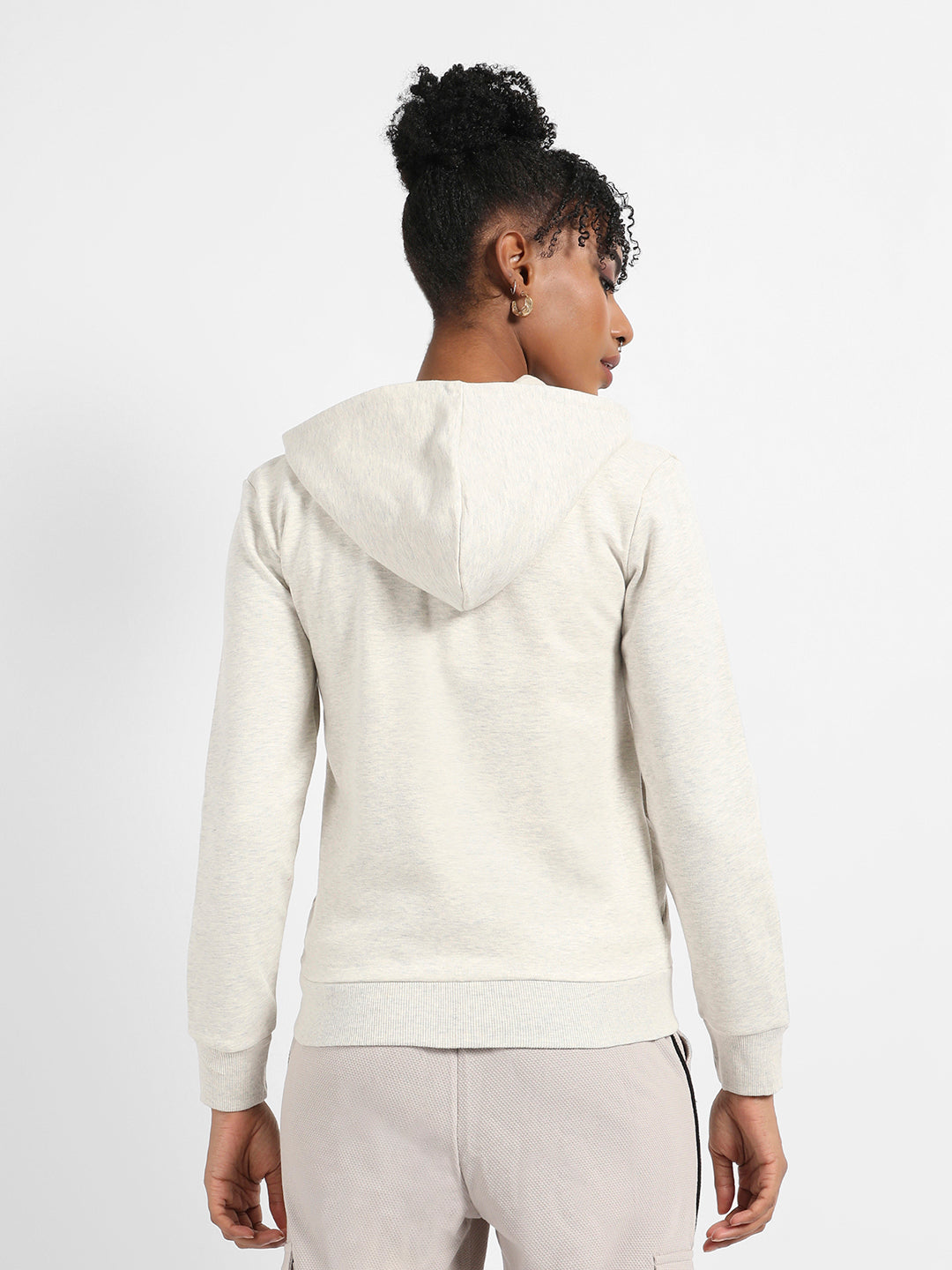 Hooded Jacket With Asymetrical Closure