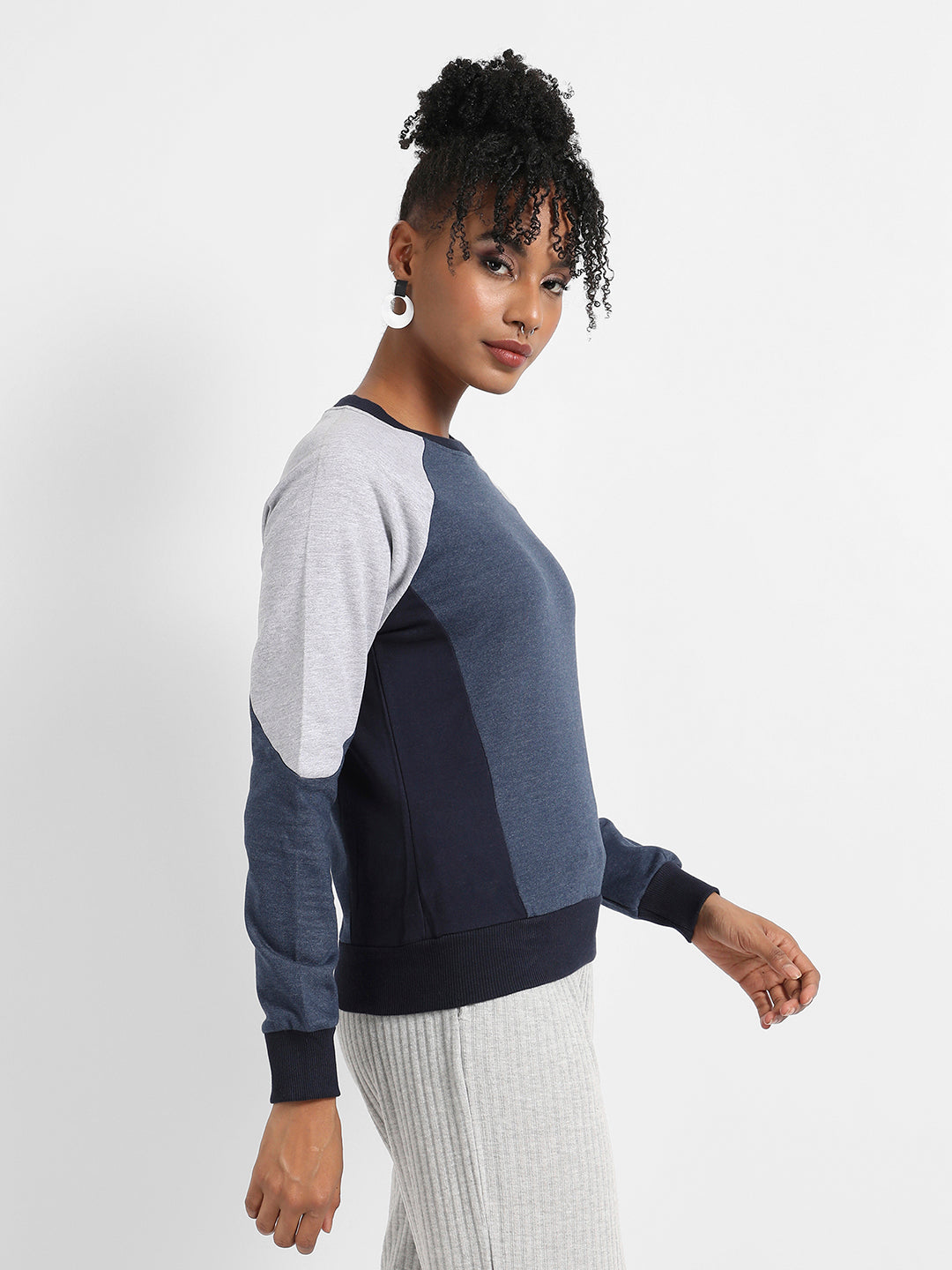 Raglan Sleeve Colourblock Sweatshirt