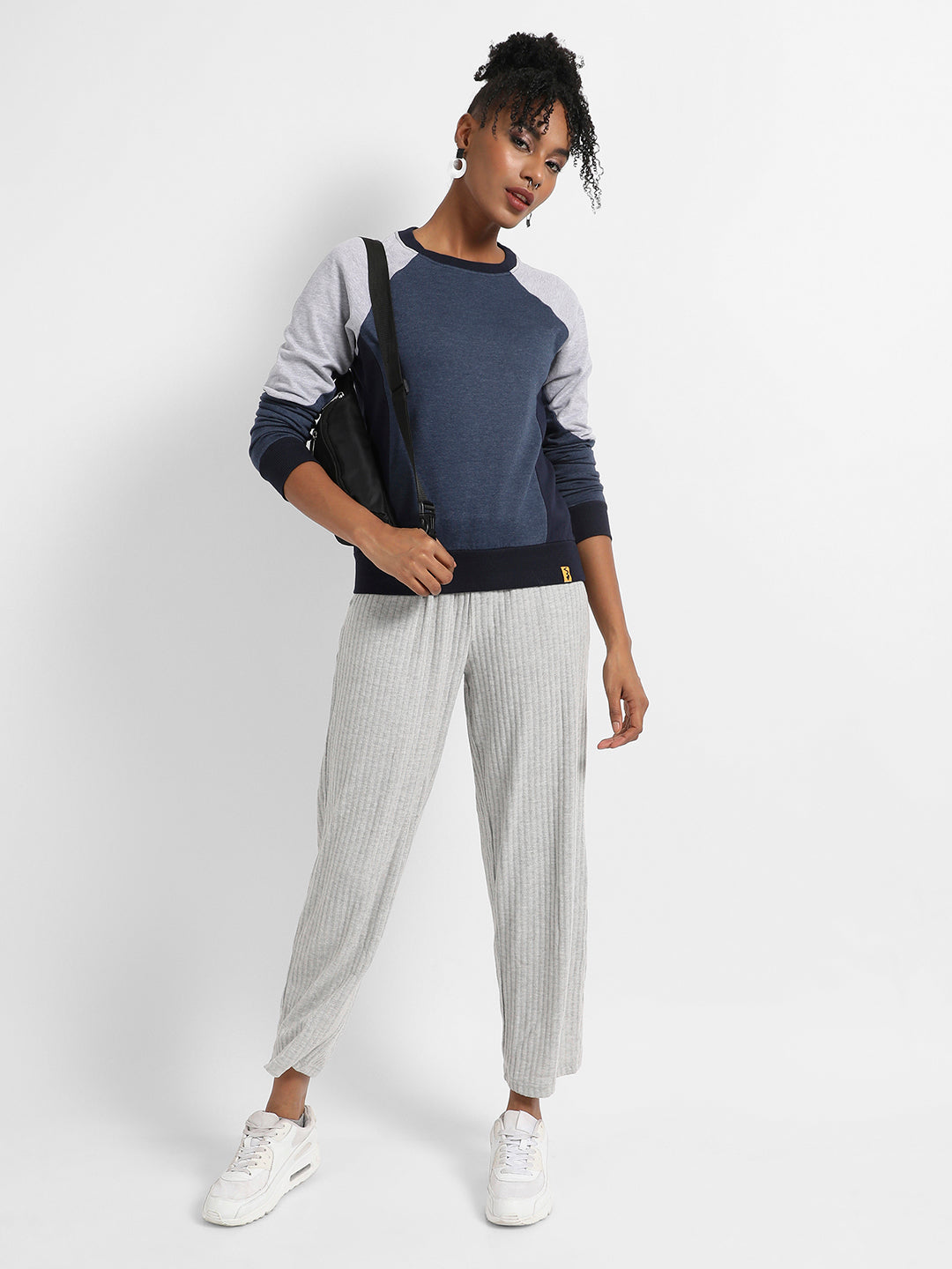 Raglan Sleeve Colourblock Sweatshirt