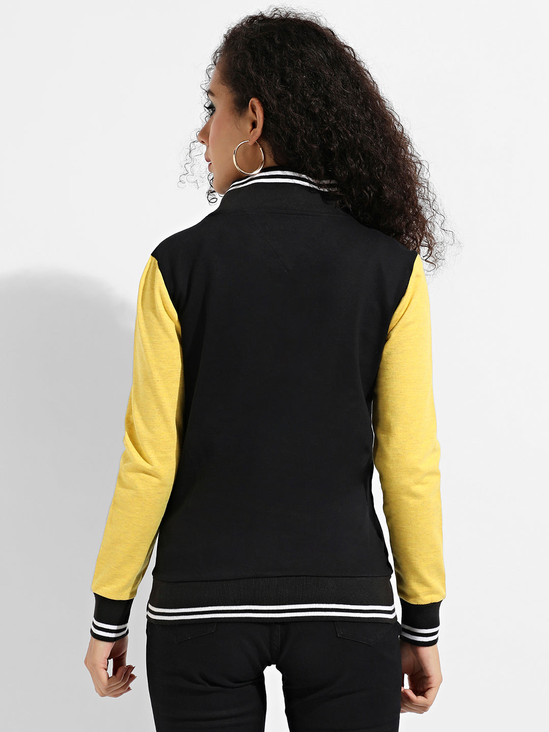 Colourblock Sweatshirt With Ribbed Hem