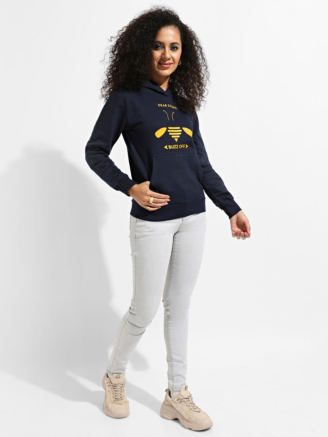 Buzz Off Hoodie With Kangaroo Pockets