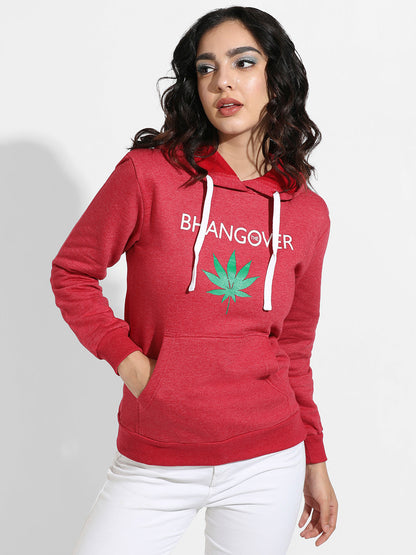 Bhangover Hoodie With Ribbed Hem