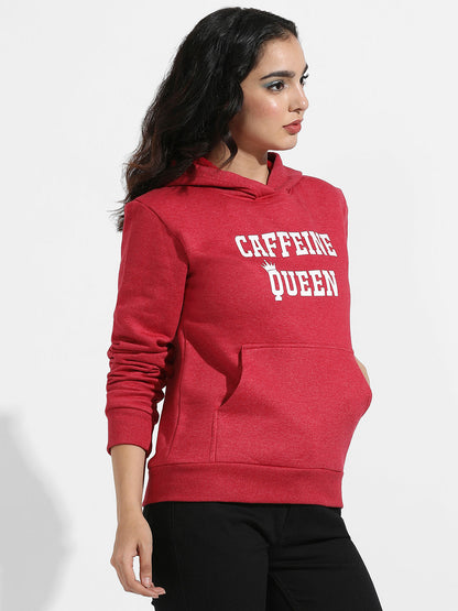 Caffeine Queen Hoodie With Kangaroo Pockets