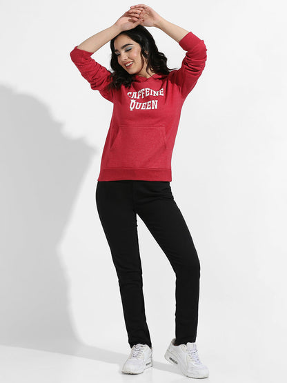 Caffeine Queen Hoodie With Kangaroo Pockets