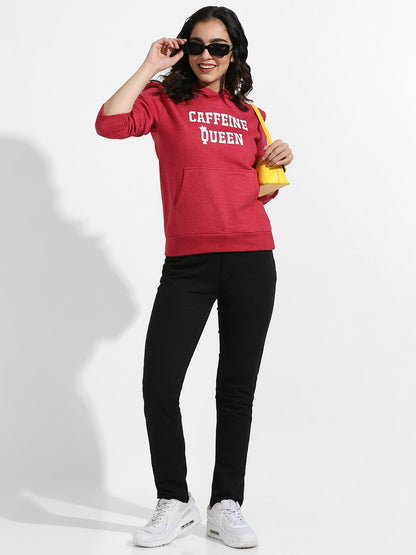 Caffeine Queen Hoodie With Kangaroo Pockets