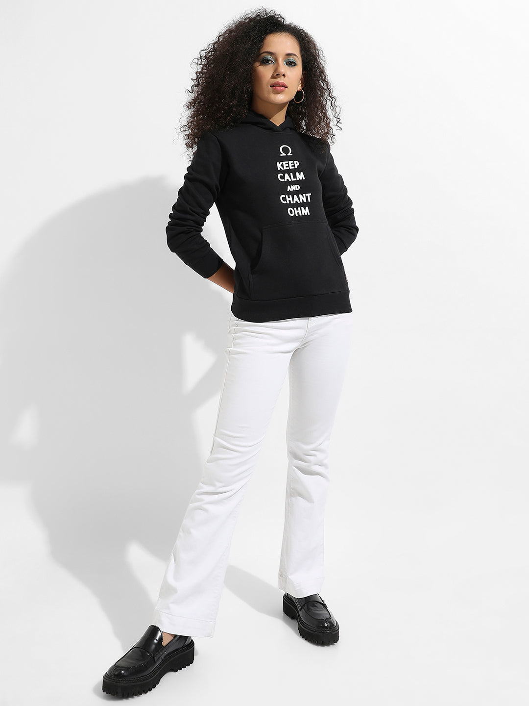 Calm Down Hoodie With Kangaroo Pockets