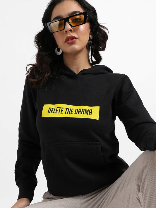 Delete The Drama Hoodie With Kangaroo Pockets
