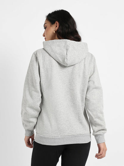 Dare To Different Hoodie With Ribbed Hem
