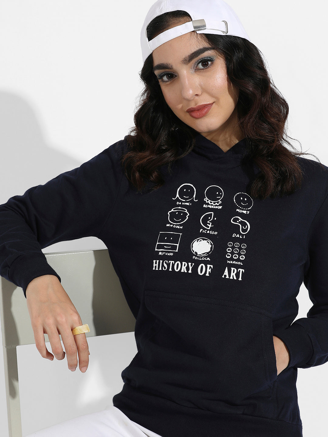 History Of Art Hoodie With Kangaroo Pockets