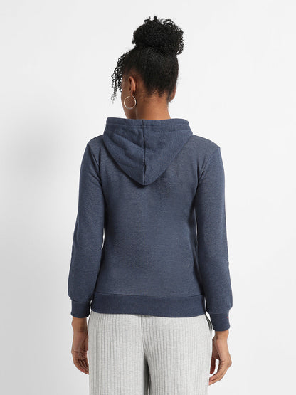 Heathered Hoodie With Kangaroo Pocket
