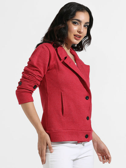 Single-Breasted Jacket With Angled Open Pockets
