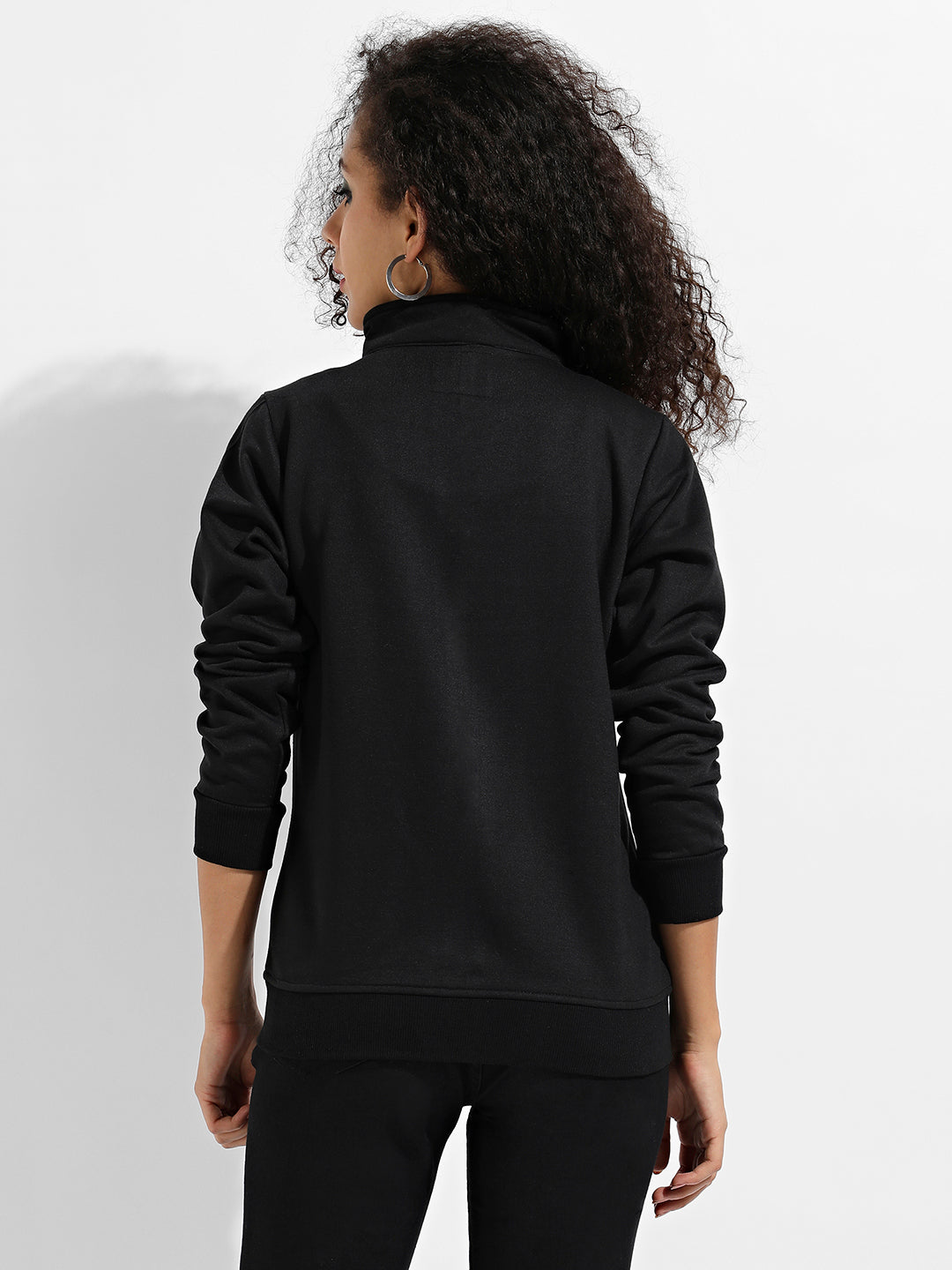 Zip-Front Jacket With Quilted Details