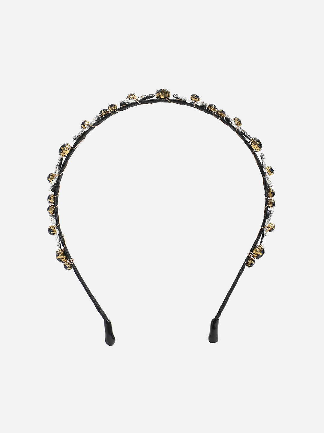 Sparkling Splendor: Adorning Hair with an Embellished Hairband