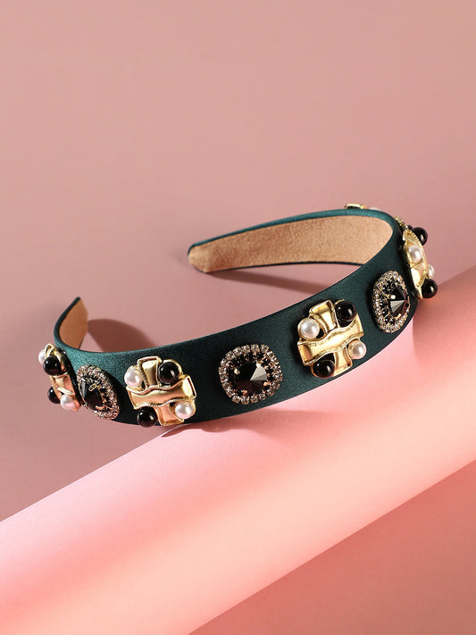 Green Color Hairband
