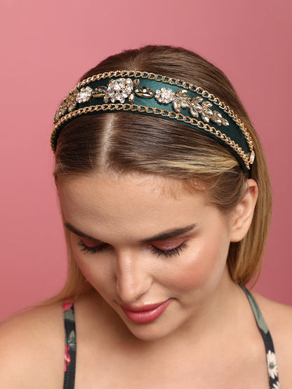 Green Color Hairband