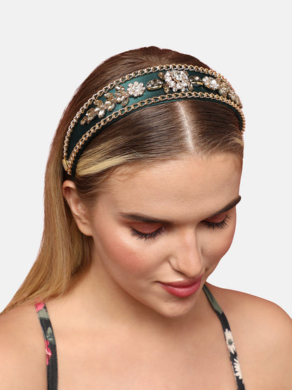 Green Color Hairband