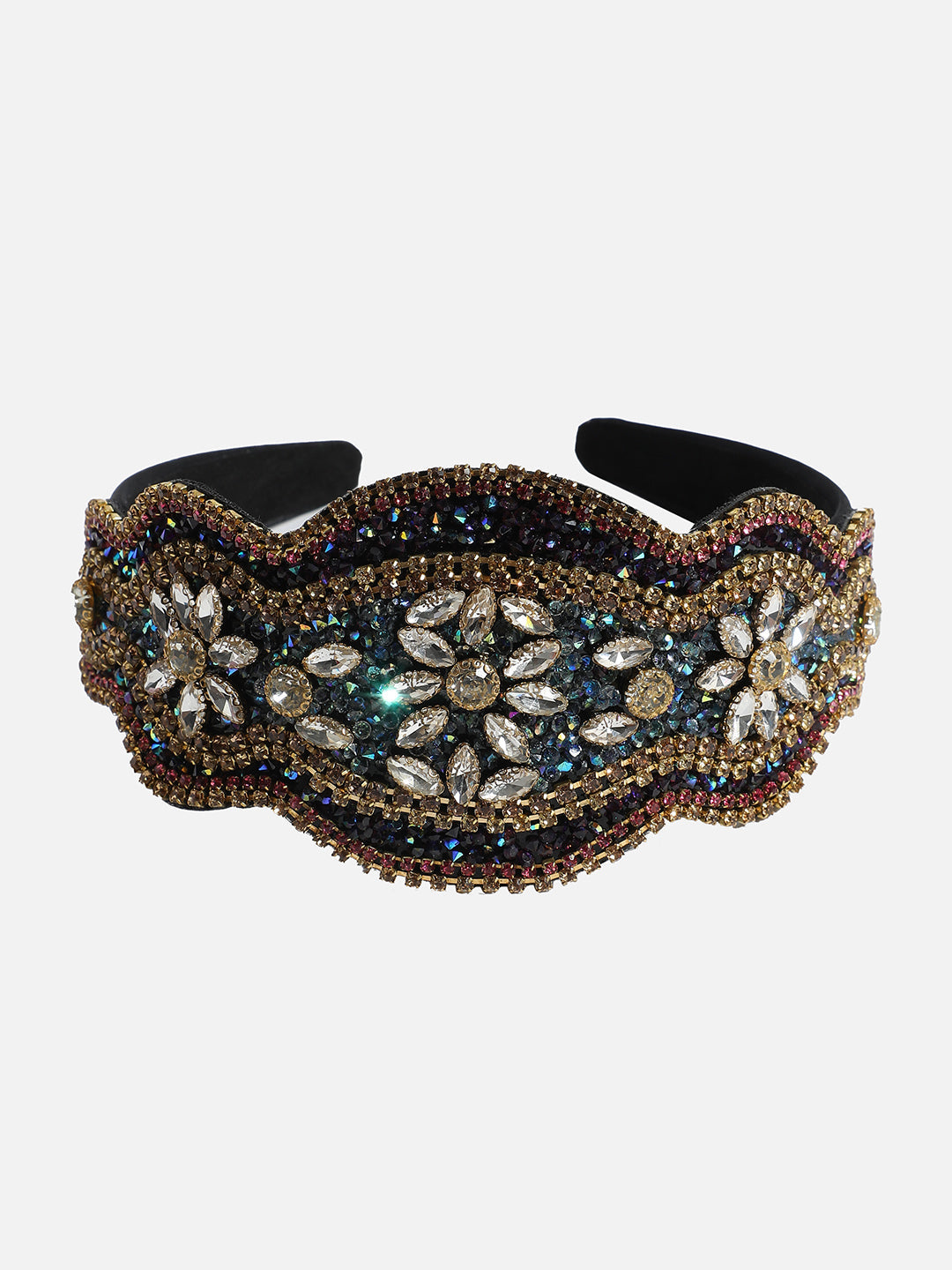 Royal Aura: The Enchanting Embellished Hairband