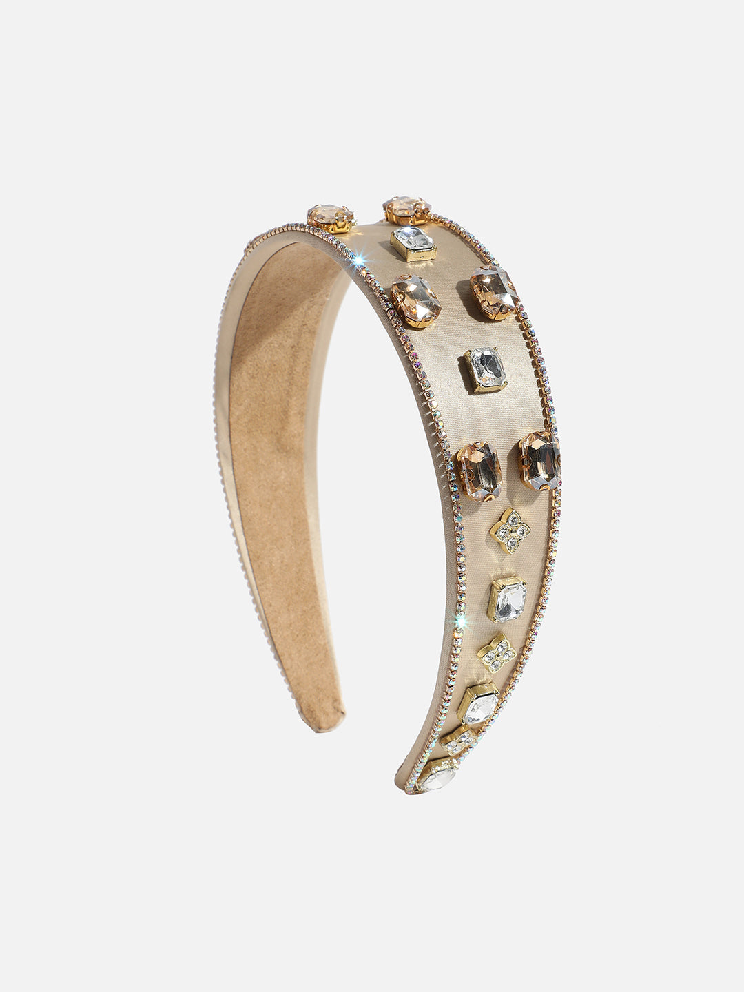Jeweled Elegance: Crown Your Look with an Embellished Hairband