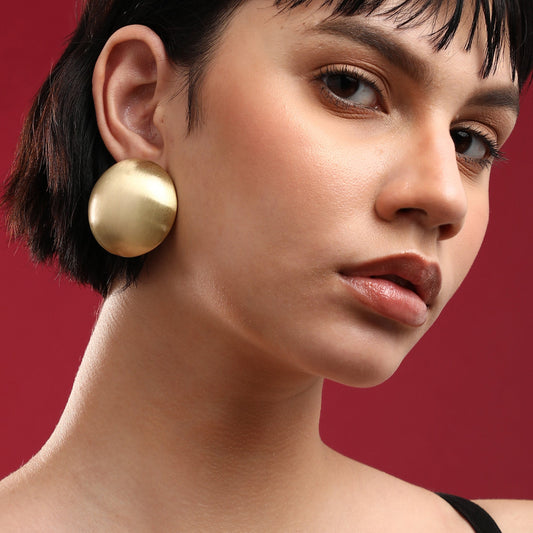 Gold-Plated Studs Earrings