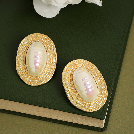 Gold-Plated Studs Earrings