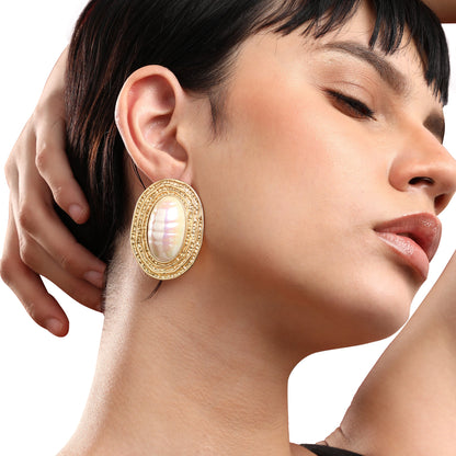Gold-Plated Studs Earrings