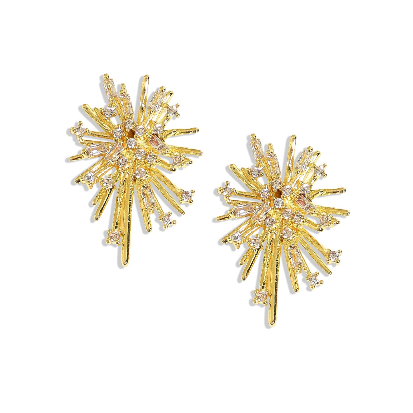 Gold-Plated Studs Earrings