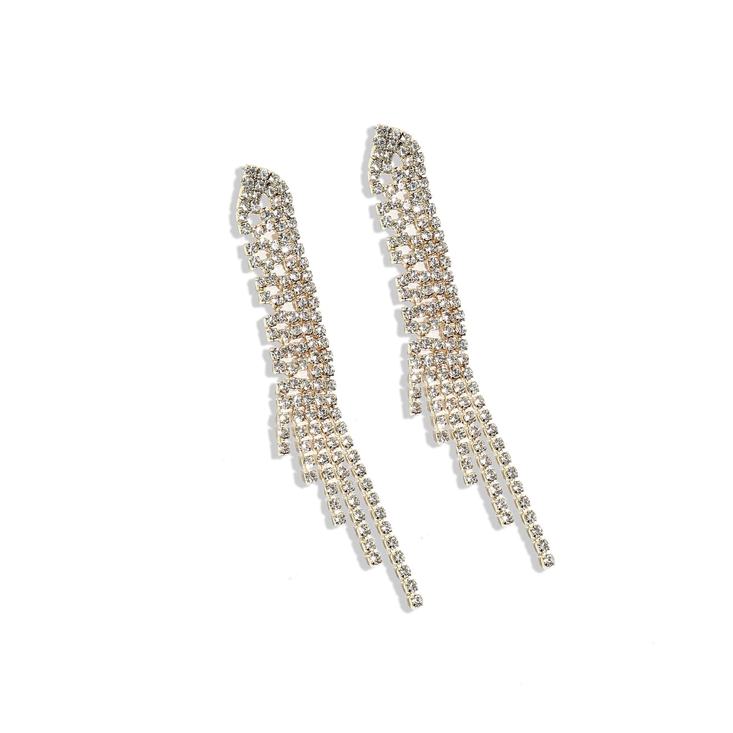 Gold-Plated Drop Earrings Earrings