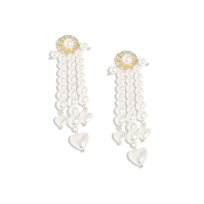 Gold-Plated Drop Earrings Earrings