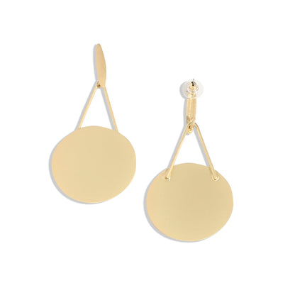 Gold-Plated Drop Earrings Earrings