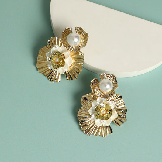 Gold-Plated Studs Earrings