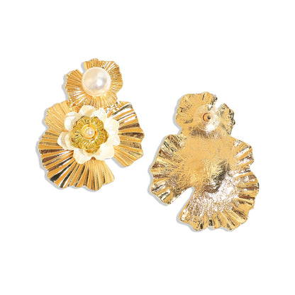Gold-Plated Studs Earrings