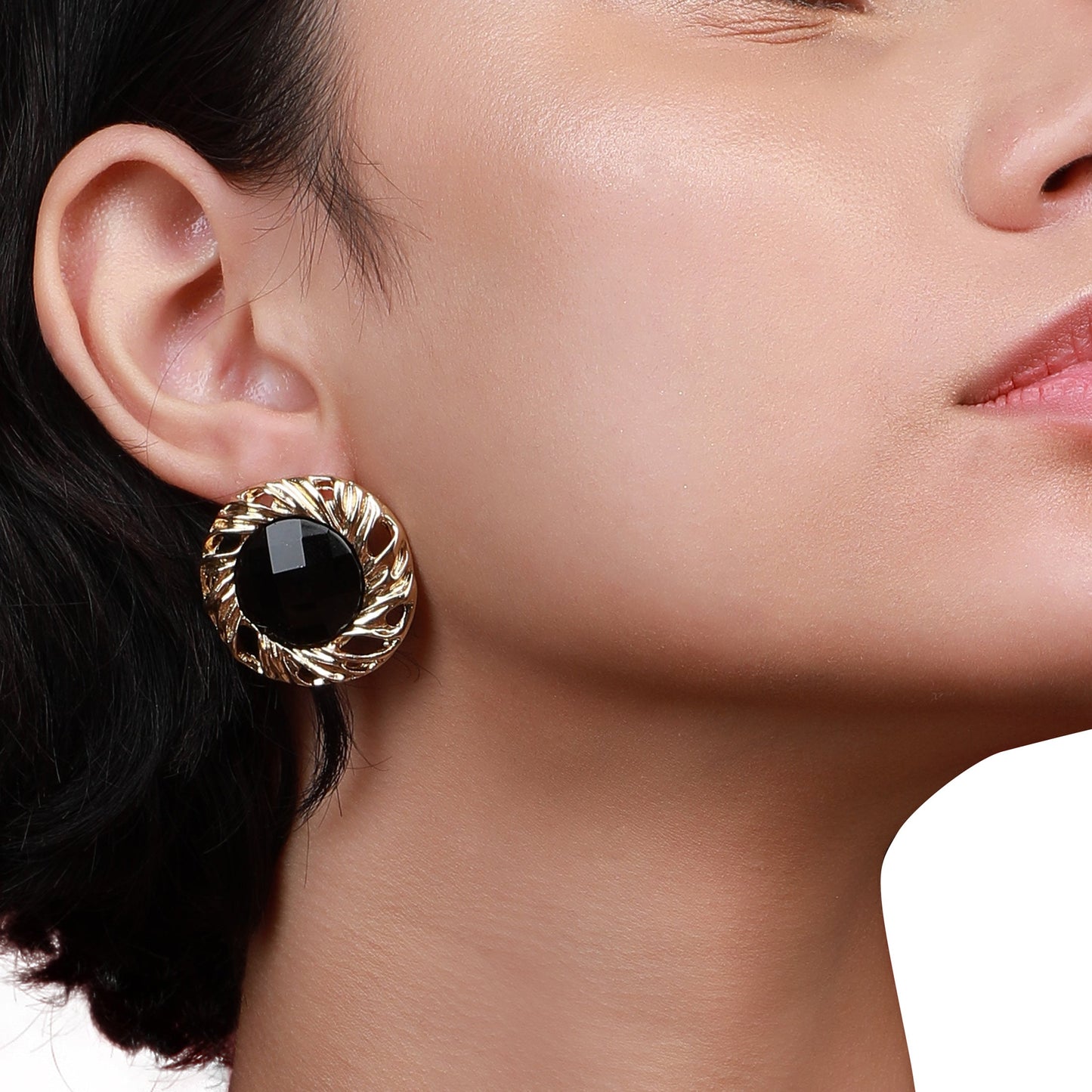 Gold-Plated Studs Earrings