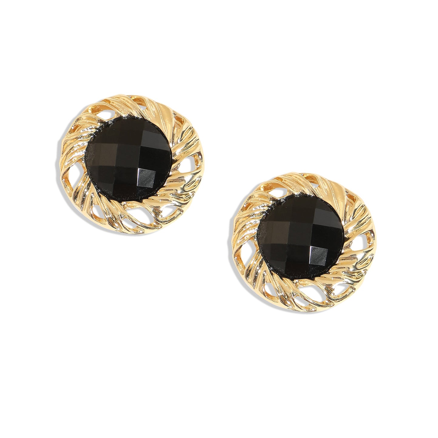 Gold-Plated Studs Earrings