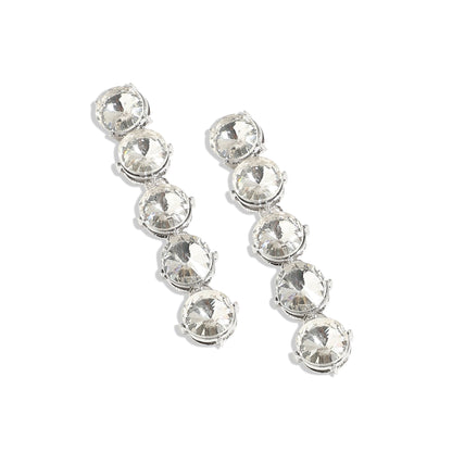 Silver-Plated Drop Earrings Earrings