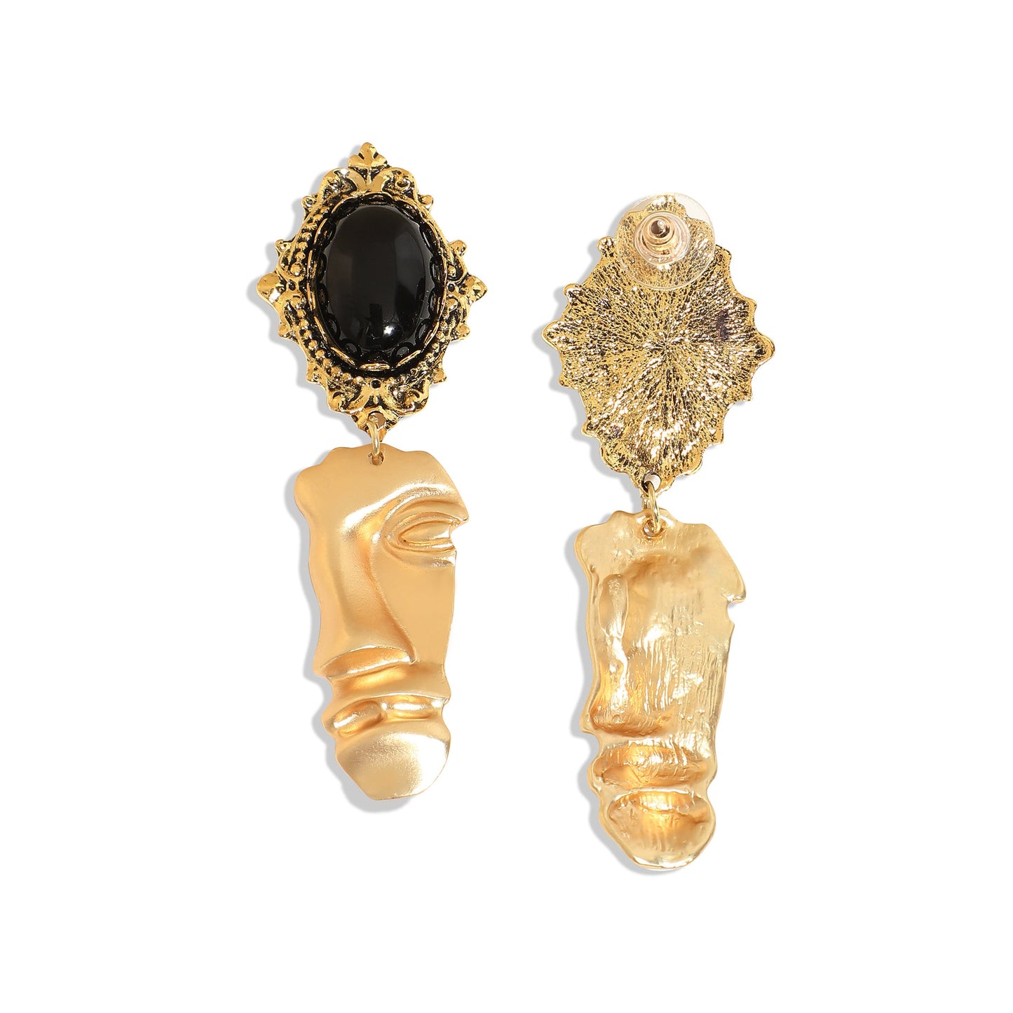 Gold-Plated Drop Earrings Earrings