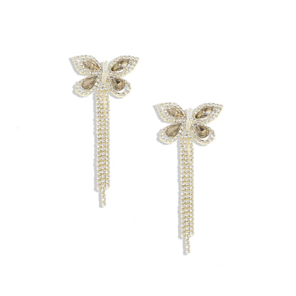 Gold-Plated Drop Earrings Earrings