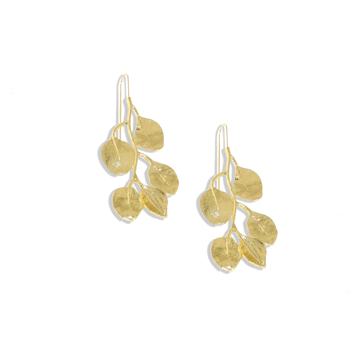 Gold-Plated Drop Earrings Earrings