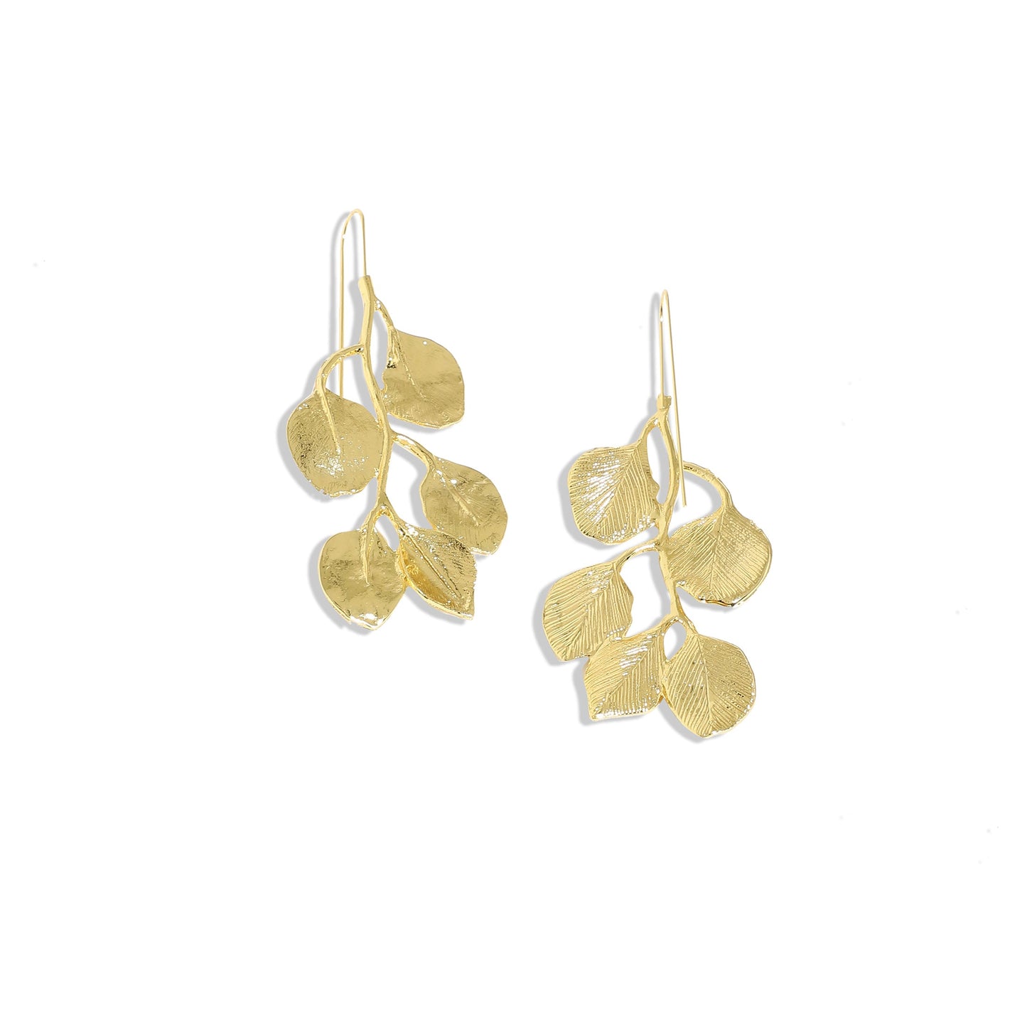Gold-Plated Drop Earrings Earrings