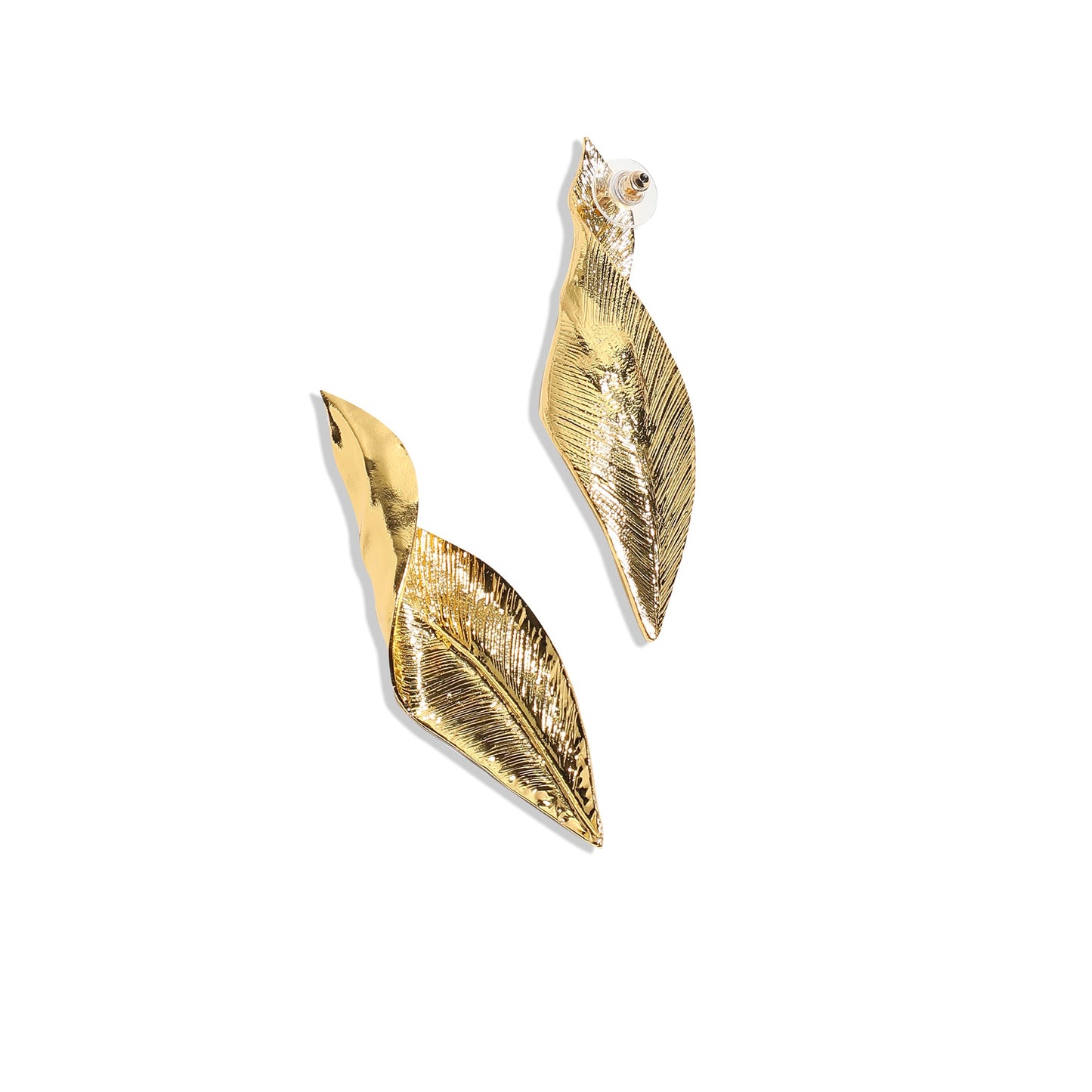 Gold-Plated Drop Earrings Earrings