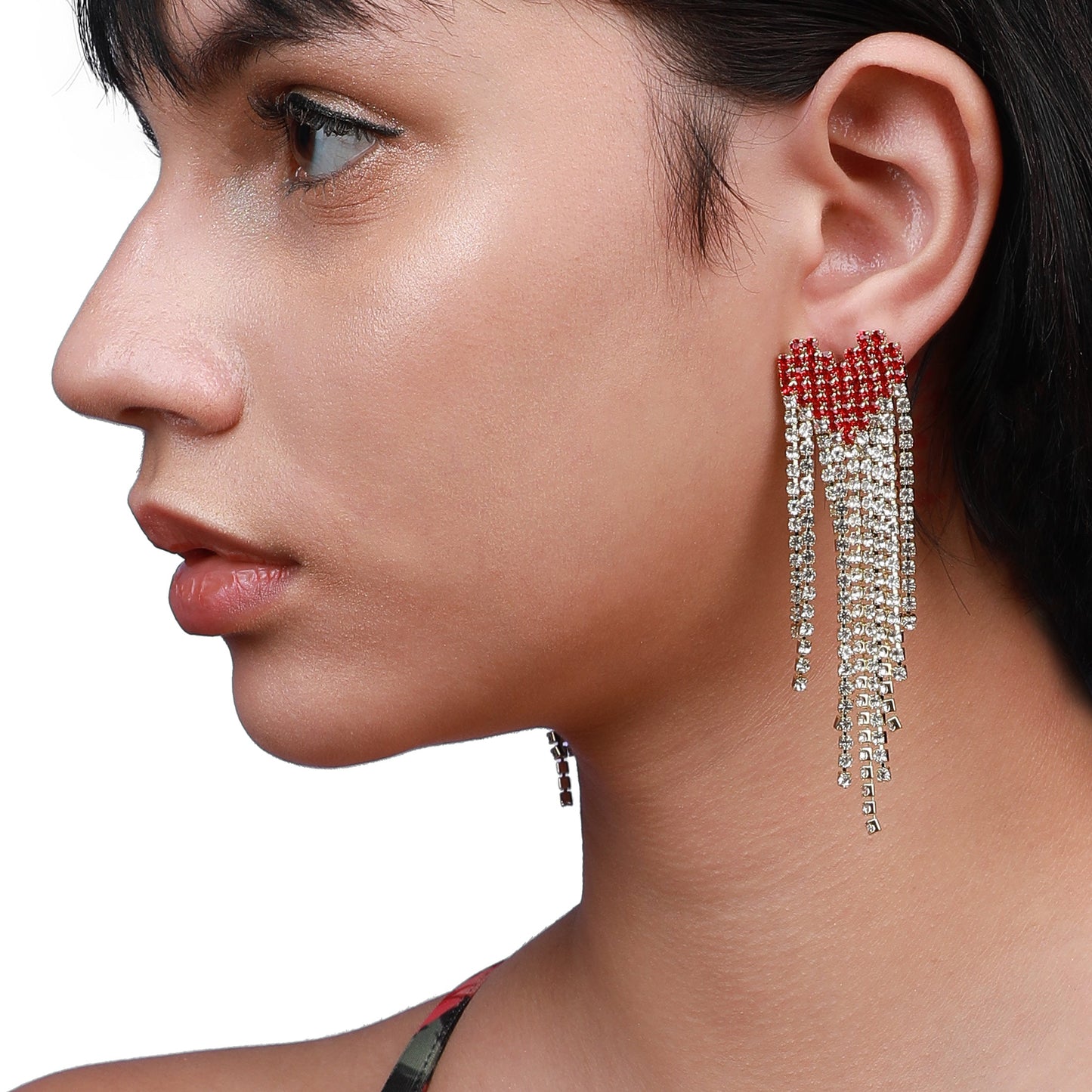 Silver-Plated Drop Earrings Earrings