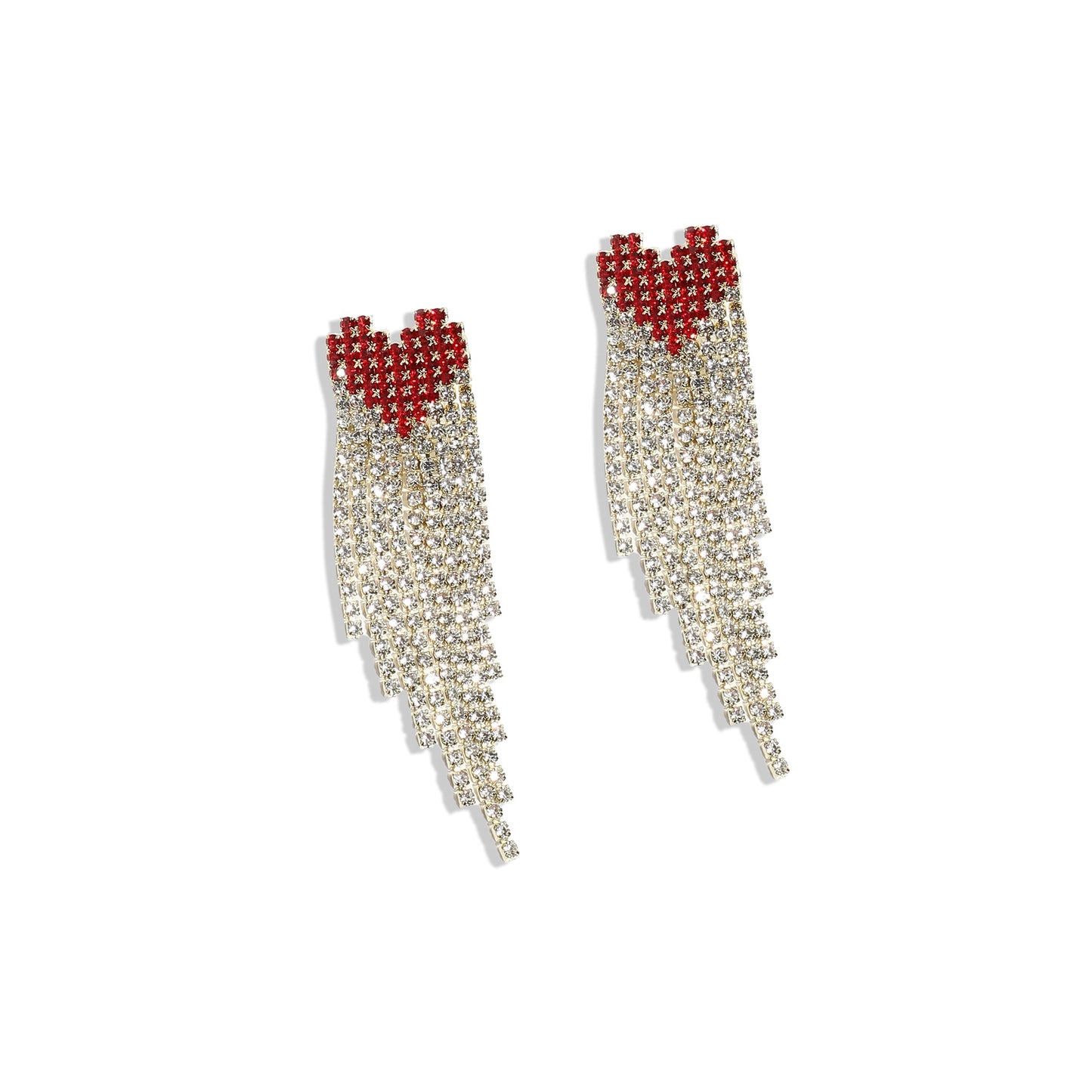 Silver-Plated Drop Earrings Earrings