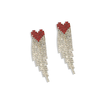 Silver-Plated Drop Earrings Earrings