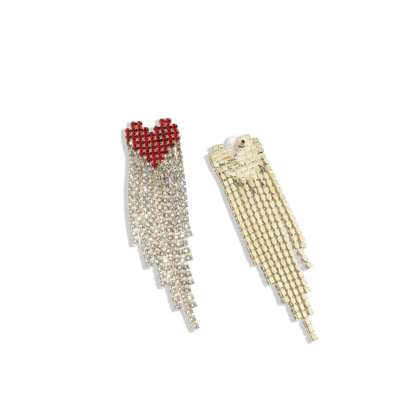 Silver-Plated Drop Earrings Earrings