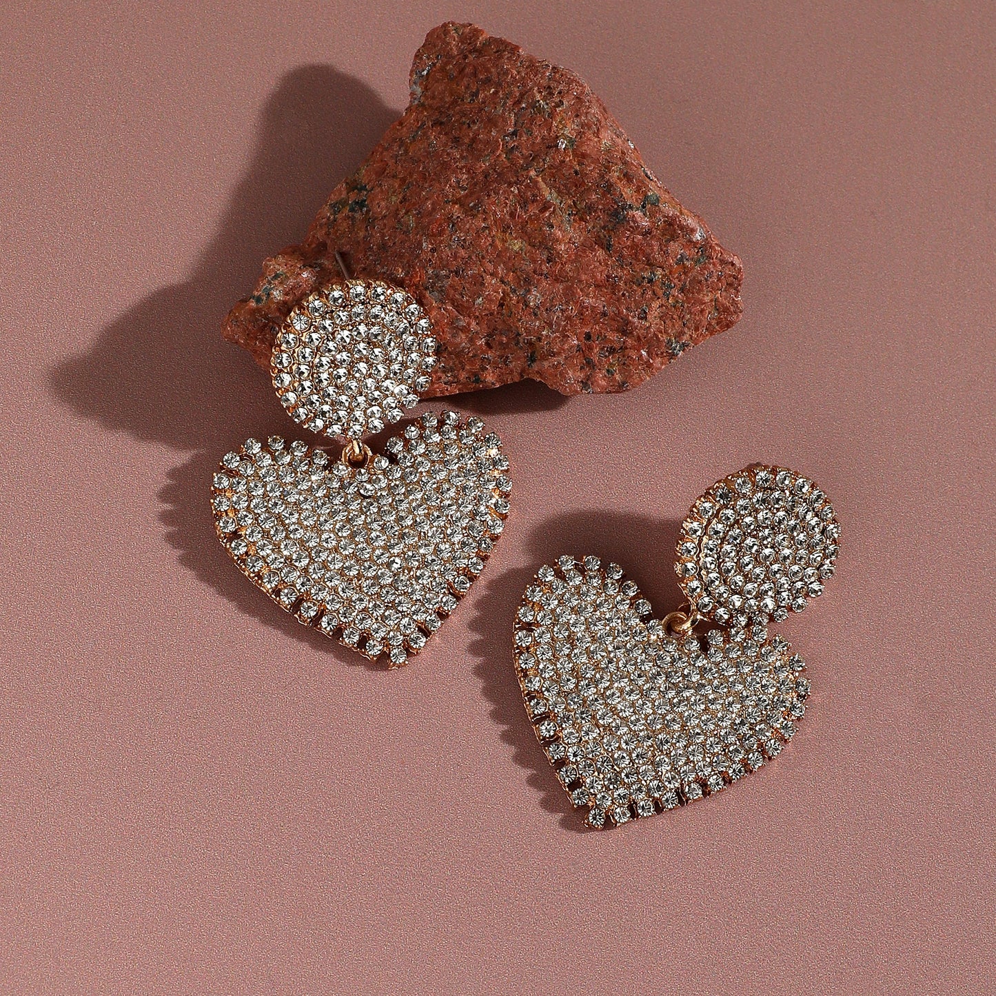 Gold-Plated Drop Earrings Earrings